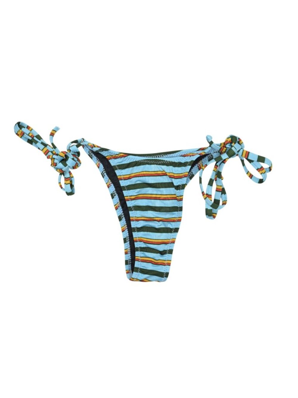 Tea You Iris Bikini Bottoms in Blue Stripe